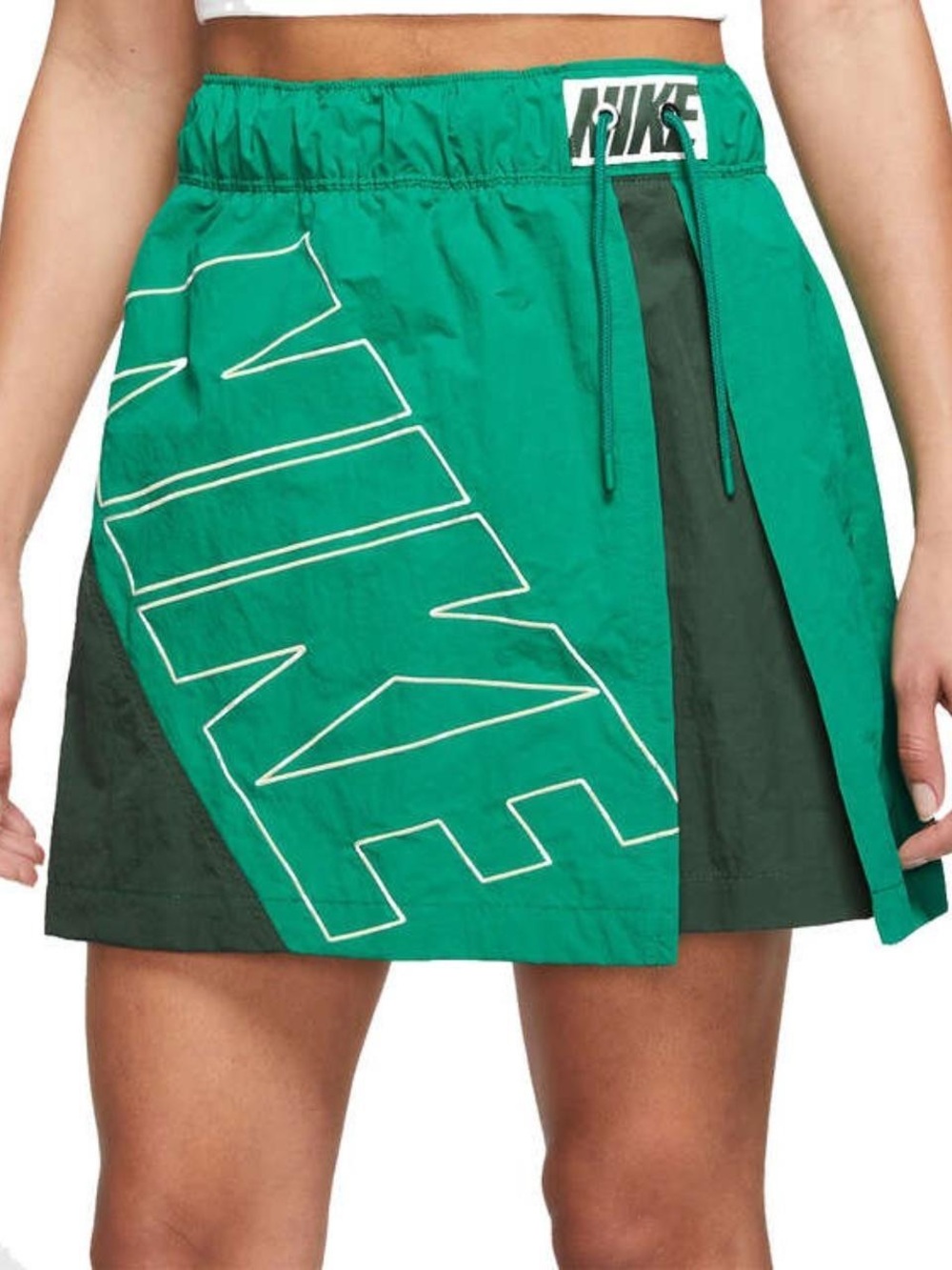 Nike women’s Green Colorblock Athletic Skirt
